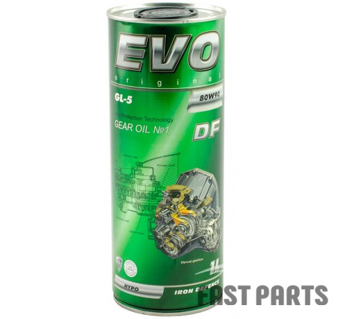 Трансмиссионное масло EVO DF 80W-90 GL-5 1L